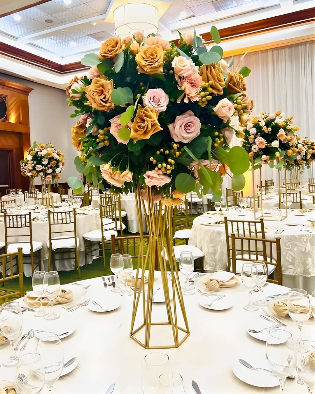 Vista panorámica salón de bodas Quito
